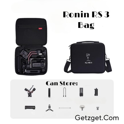 Carrying Case Bag for DJI Ronin RS3 Gimbal & Accessories Storage Bag Travel Protection Large Capacity Case