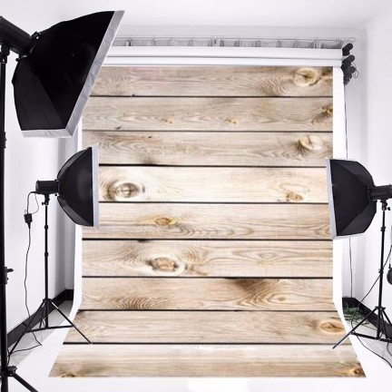 Background Solid Wood Wall Board Studio Backdrop