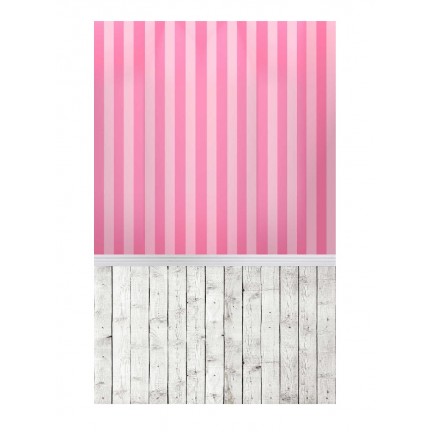 Wood Floor Photography Backdrop Pink Wall Background For Studio