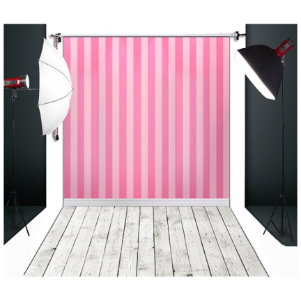 Wood Floor Photography Backdrop Pink Wall Background For Studio