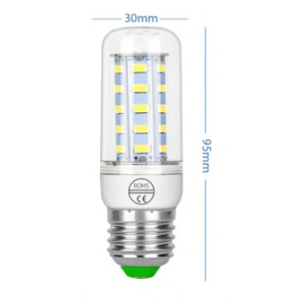 E27 SMD 36 LEDs Corn Light Chandelier Spotlight Bulb 220V White