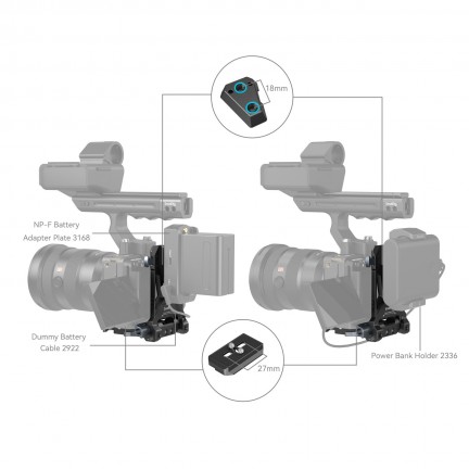 SmallRig Compact V-Mount Battery Mounting System