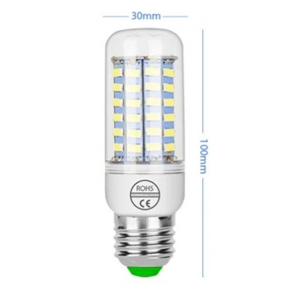 E27 SMD 56 LEDs Corn Light Chandelier Spotlight Bulb 220V White