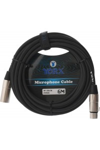 YORX MP-280-6M Bk XLR-M To XLR-F Cable