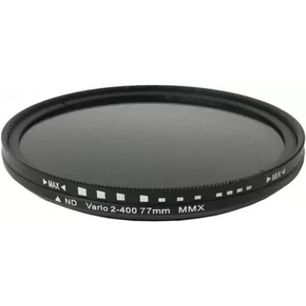 ND2 to ND400 Neutral Density Filter Slim Fader for Camera 77mm