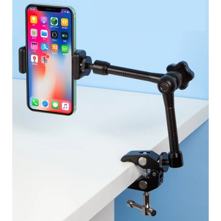 7inch Magic Arm Cell Phone Holder Desktop Smartphone Mount