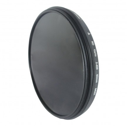 ND2 to ND400 Neutral Density Filter Slim Fader for Camera 82mm