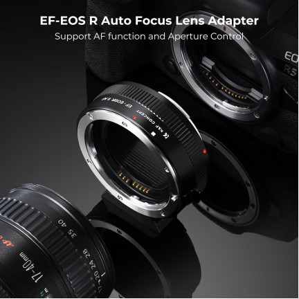K&F Concept EF to EOS R Auto-Focus Mount Adapter