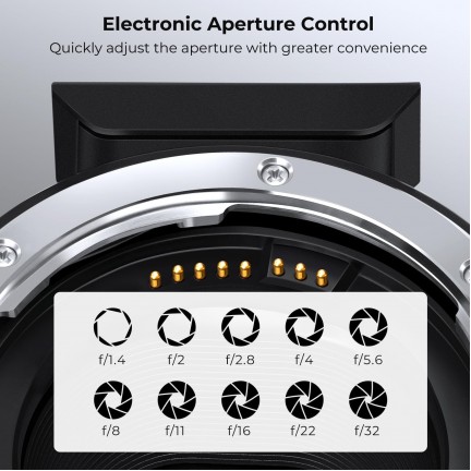 K&F Concept EF to EOS R Auto-Focus Mount Adapter