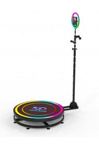 360Photo Booth Rotating Machine For Events Parties Automatic Spin Selfie Platform