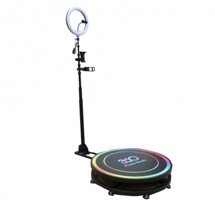 360Photo Booth Rotating Machine For Events Parties Automatic Spin Selfie Platform