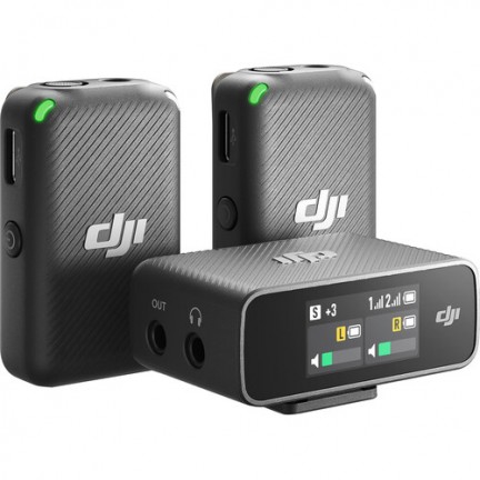 DJI Mic 2-Person Compact Digital Wireless Microphone System