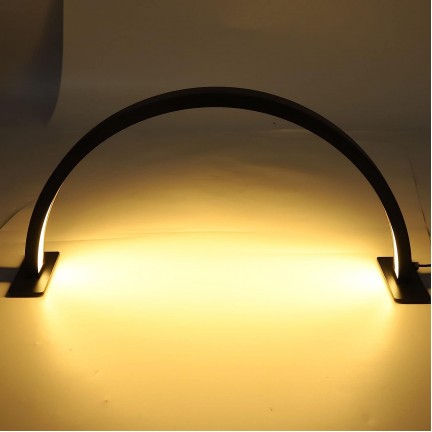 Half Moon Nail Desktop LED Light 75cm Black