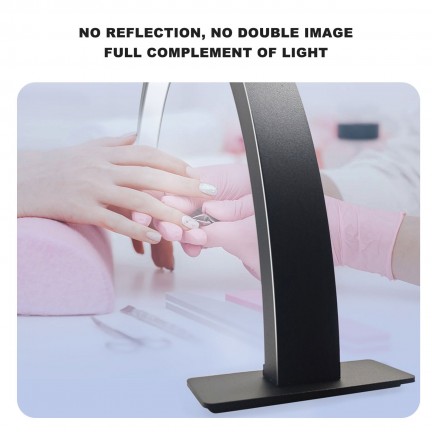 Half Moon Nail Desktop LED Light 58cm Black