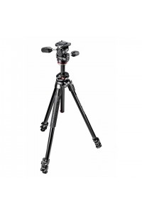 Manfrotto 290 Dual Aluminium 3-Section Tripod Kit With 3-Way Head (MK290DUA3-3W)