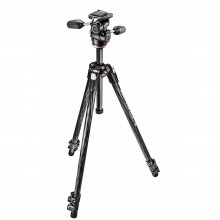 Manfrotto 290 XTRA CARBON Kit CF 3 Sec. Tripod With 3W Head (MK290XTC3-3W)