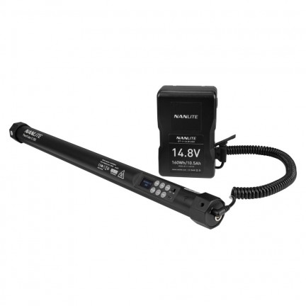 Nanlite PavoTube II 15X 2' RGBWW LED Pixel Tube with Internal Battery 1-Light Kit