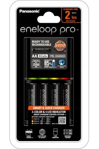 Panasonic Eneloop Pro 4 AA Rechargeable Battery With Charger