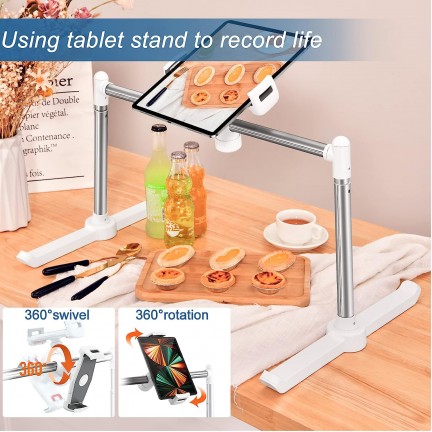 Phone Stand Holder Rotating Mount Adjustable Desktop Flexible Bed