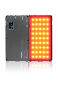 Phottix M200R RGB LED On-Camera Light Panel with USB Power Bank