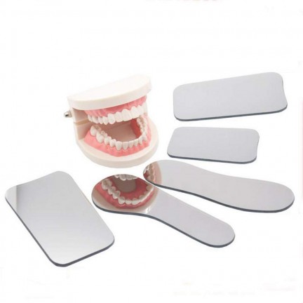 5pcs/set Dental Double Side Orthodontic Reflector Intra-oral Photography Mirrors Reflector for Orthodontic Taking Photo