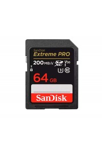 SanDisk Extreme PRO SDXC 64GB 200MB/S V30 UHS-I Card