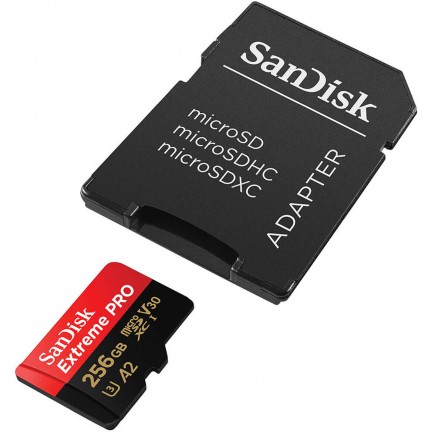 Sandisk Extreme Pro 256GB MicroSDXC 200MB/s Memory Card