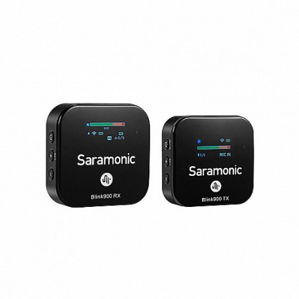 Saramonic Blink900 B1 Ultra Compact 2.4GHZ Dual - Channel Wireless Microphone Ssystem