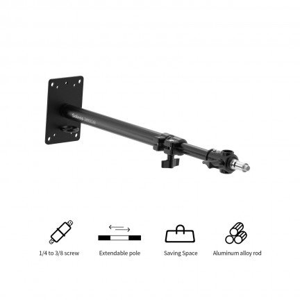 Selens Photography Studio Wall Mount Camera Wall Ceiling Mount Boom Arm