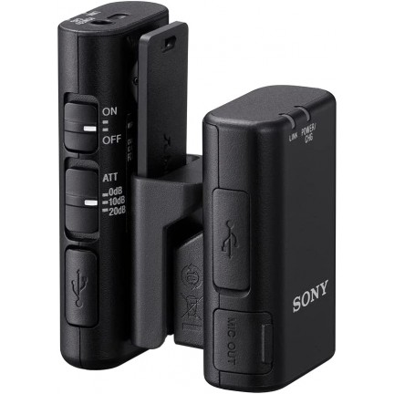 Sony ECM-W2BT Camera-Mount Digital Bluetooth Wireless Microphone System for Sony Cameras