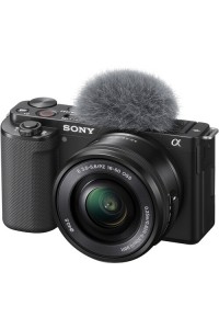 Sony ZV-E10 Mirrorless Camera with 16-50mm Lens (Black)