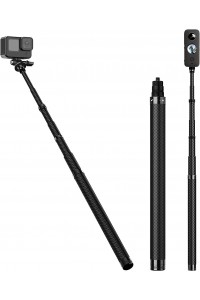 TELESIN 1.16m Carbon Fiber Selfie Stick
