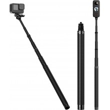 TELESIN 1.16m Carbon Fiber Selfie Stick