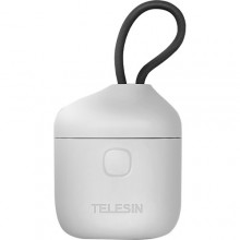 TELESIN Allin Charger/Storage Box with Two Batteries for GoPro HERO 12/11/10/9