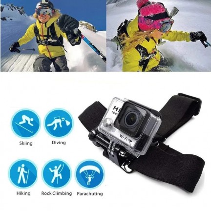Chest Belt Head Strap Mount for Action Camera Insta360 X3 GoPro Hero 12/11/10