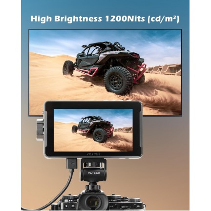 Viltrox 5.5" DC-550 Pro Series Portable On-Camera HD Touch Screen Monitor