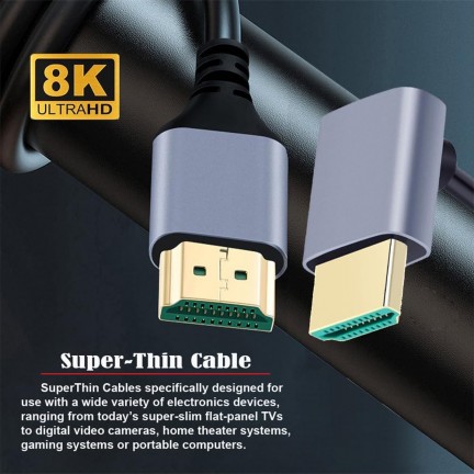 8K UHD HDMI TO HDMI Down 0.5m Cable