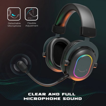 FIFINE Ampligame H6 RGB USB 7.1 Gaming Headset