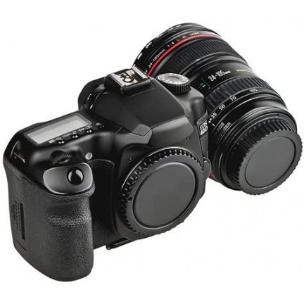 Camera Body Cap & Camera Rear Lens Cover for Canon EOS Cameras