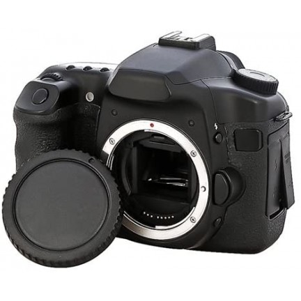 Camera Body Cap & Camera Rear Lens Cover for Canon EOS Cameras