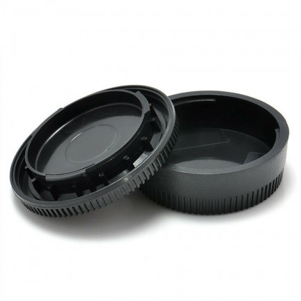 Camera Body Cap & Camera Rear Lens Cover for All Nikon AF Cameras