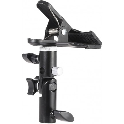 Photography Reflector Holder For Light Stand, Photo Video Studio Heavy Duty Metal Clamp Holder