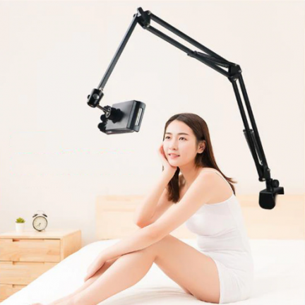 Tablet Stand Adjustable Microphone Suspension Boom Scissor Arm Stand