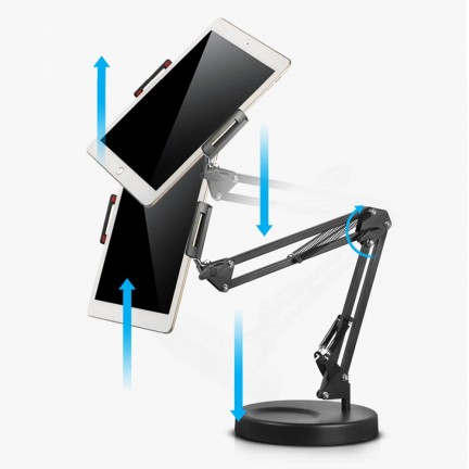 Foldable Long Arm Tablet Stand Holder