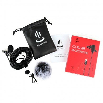 YC-LM22 II 6m Professional Lavalier Lightning Microphone for iPhone