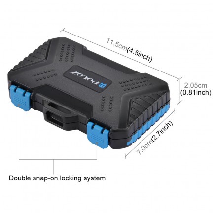 PULUZ Card Reader + 22 in 1 Memory Card Case