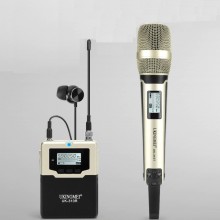  Portable Wireless Microphone For DSLR Camera UHF Handheld Cordless Microphone 