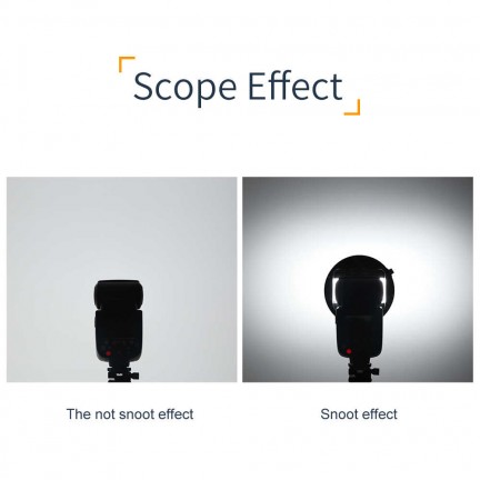 Falconeyes SGA-BOS 10pcs Color Filters Speedlite Flash Focused Snoot