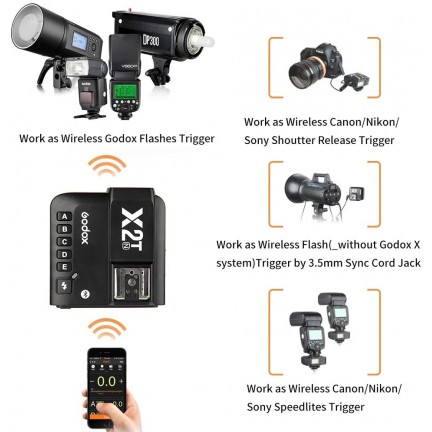 Godox X2 2.4 GHz TTL Wireless Flash Trigger for Nikon