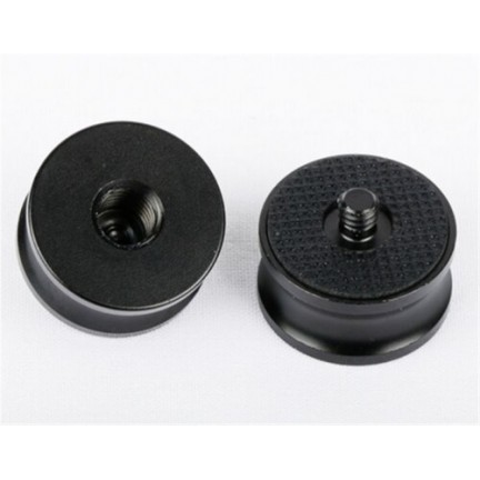 2pcs of 1/4 Female to 3/8 Male Adapter